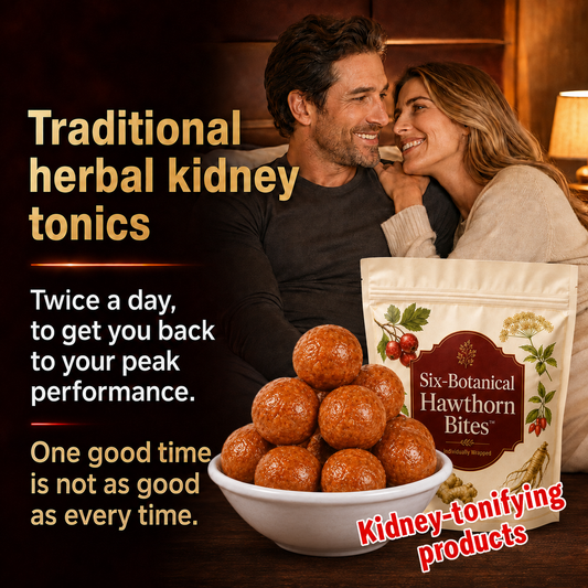 Six-Ingredient Kidney-Nourishing Pills, twice daily, to regain peak health