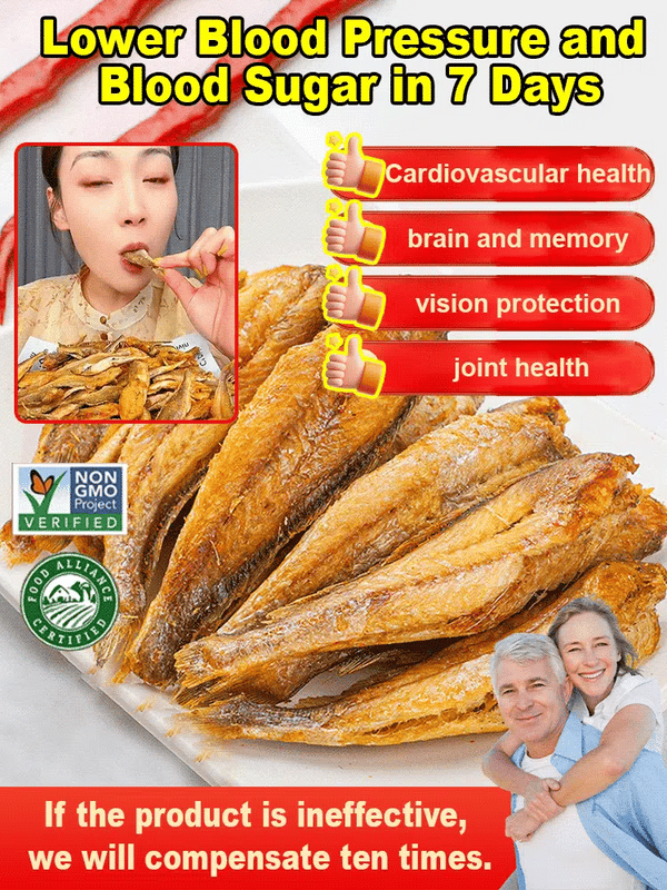 🐟High-protein ready-to-eat deep-sea fish crisps-MHW