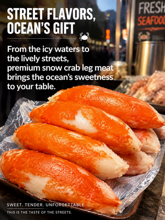 🤞High Protein Crab Leg Seafood Snack, Low Carb Friendly, Ready-to-Eat Ocean Flavor Treat