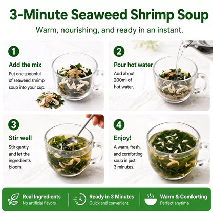🦐Nourishing Gut Health Seaweed Soup - Multiple Flavors