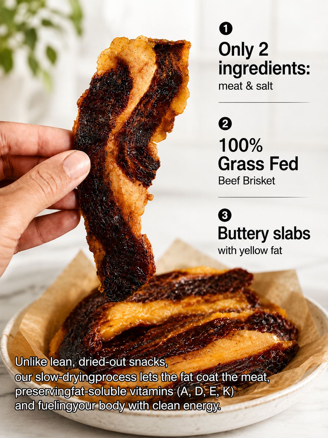 🐮Beef brisket chunks - 100% grass-fed and grass-finished-MHW