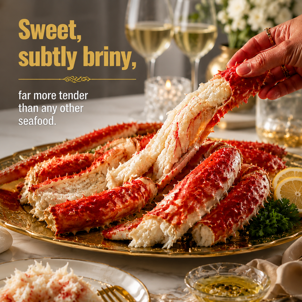 Alaskan Red King Crab legs-MHW