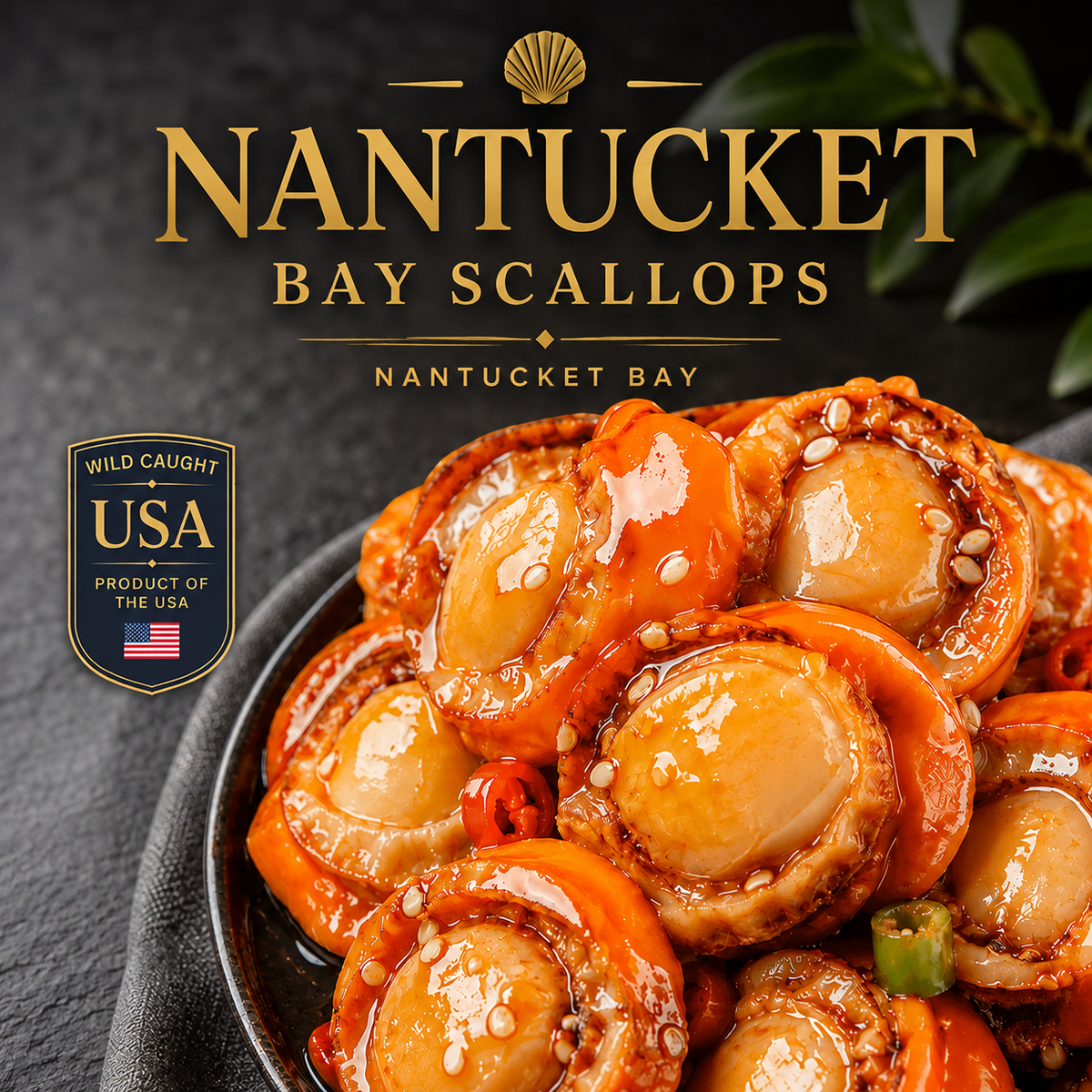 🌊High-protein, ready-to-eat scallop meat from Nantucket Bay Scallops-MHW
