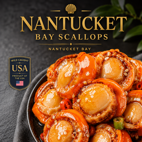 🌊High-protein, ready-to-eat scallop meat from Nantucket Bay Scallops-MHW