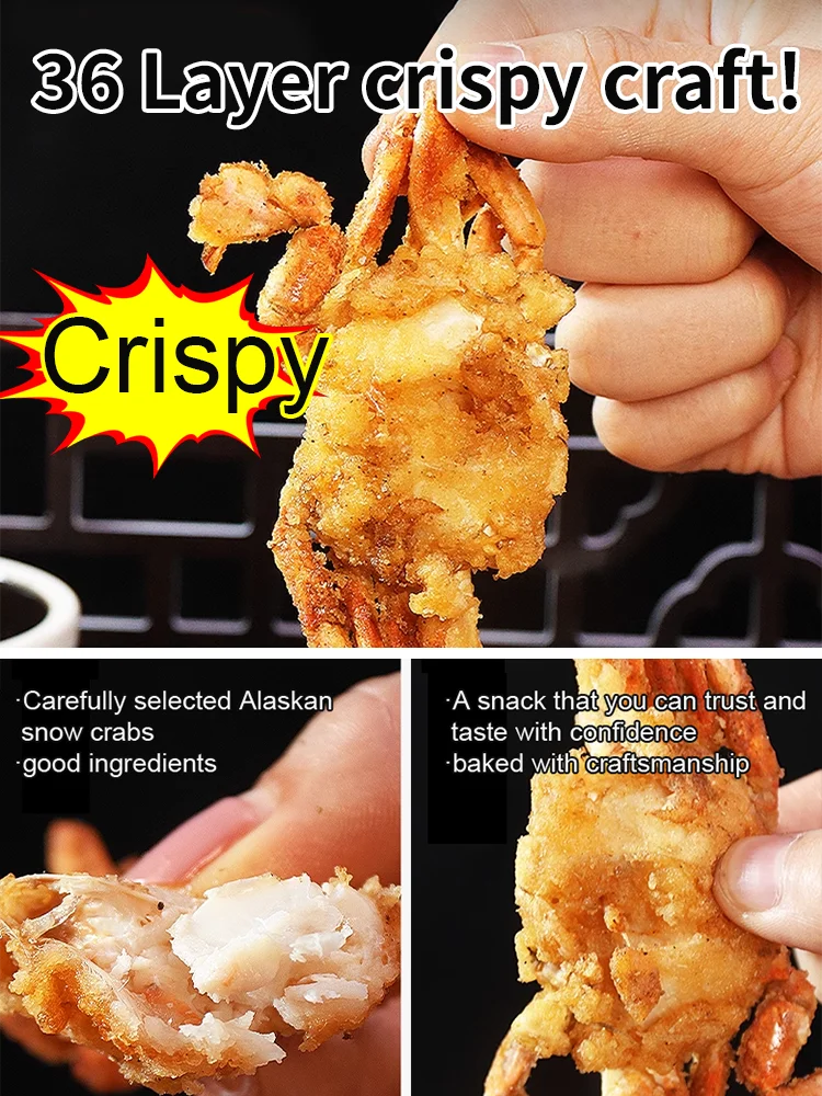 🦀Alaskan Snow Crab Ready-to-EatCrispy Crab-MHW