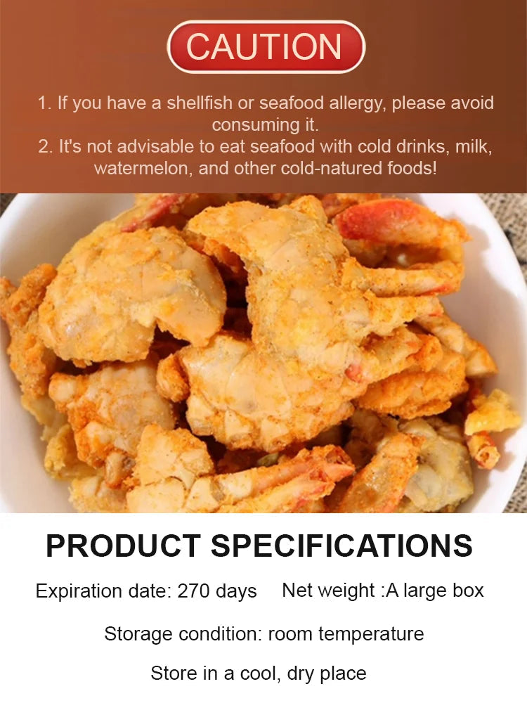 🦀Alaskan Snow Crab Ready-to-EatCrispy Crab-MHW