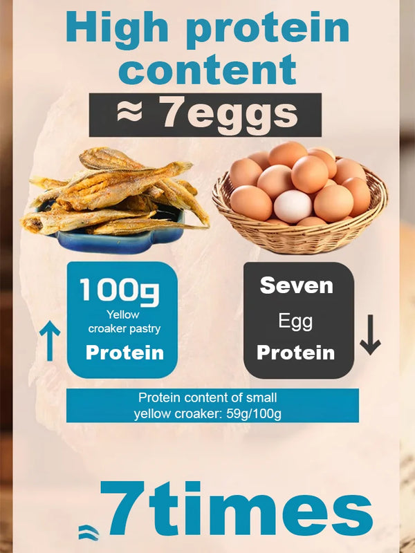 🐟High-protein ready-to-eat deep-sea fish crisps-MHW