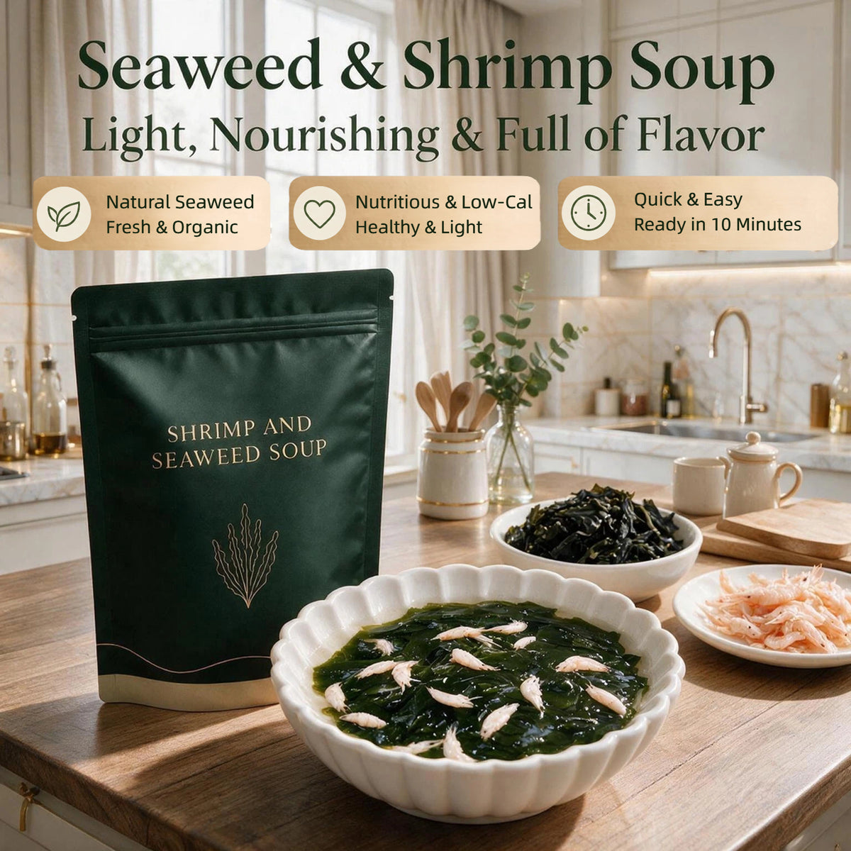 🦐Nourishing Gut Health Seaweed Soup - Multiple Flavors
